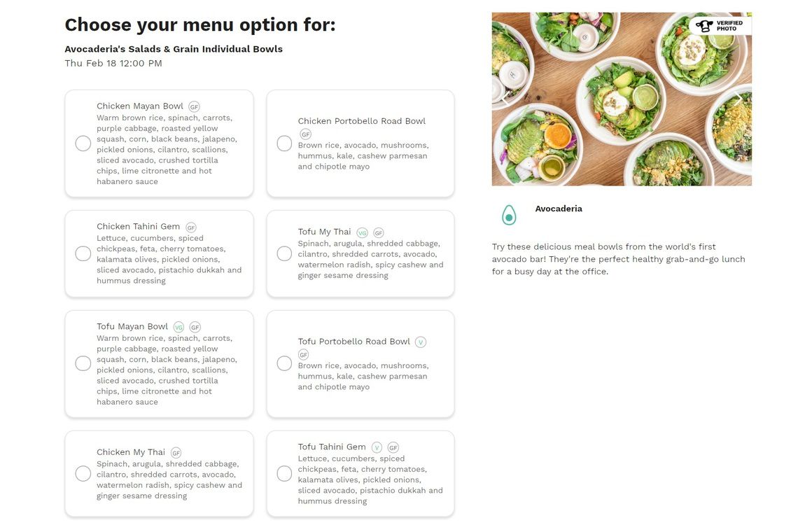 Individually Wrapped Meals